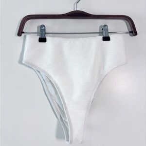 Revolve Rumer the Label Cassidy High Waist Pant White M NWT